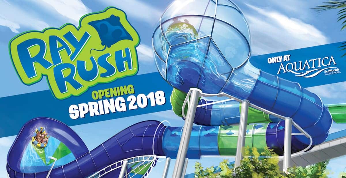 Aquatica Ray Rush Opens May 12 18 Kgs Kissimmee Guest Services