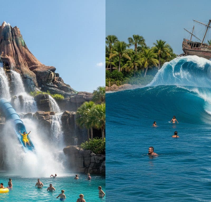 Volcano Bay vs. Typhoon Lagoon: The Ultimate 2026 Orlando Water Park Comparison
